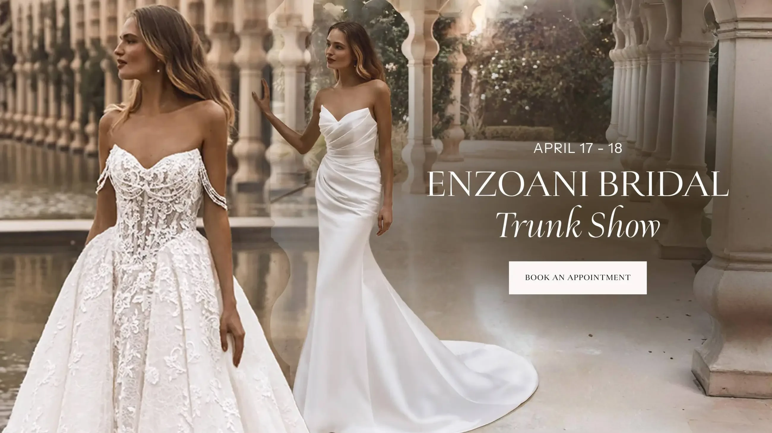 Enzoani Trunk Show Event Banner