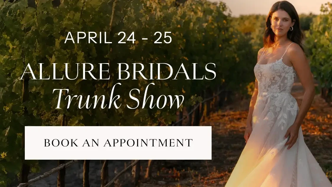Allure Bridal Trunk Show Event Mobile Banner