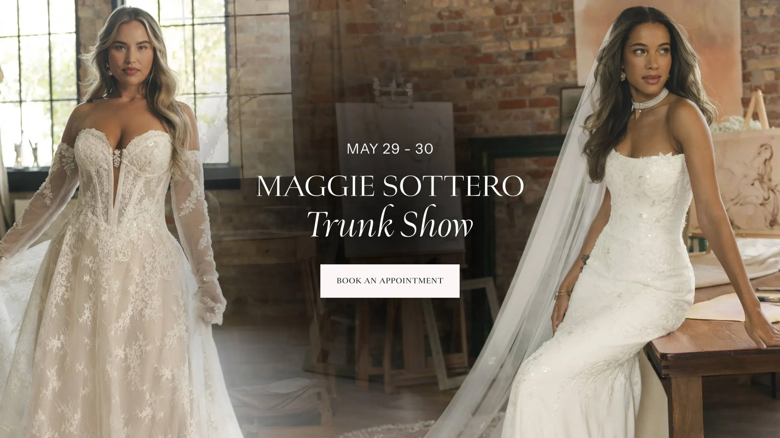 Maggie Sottero Trunk Show Banner