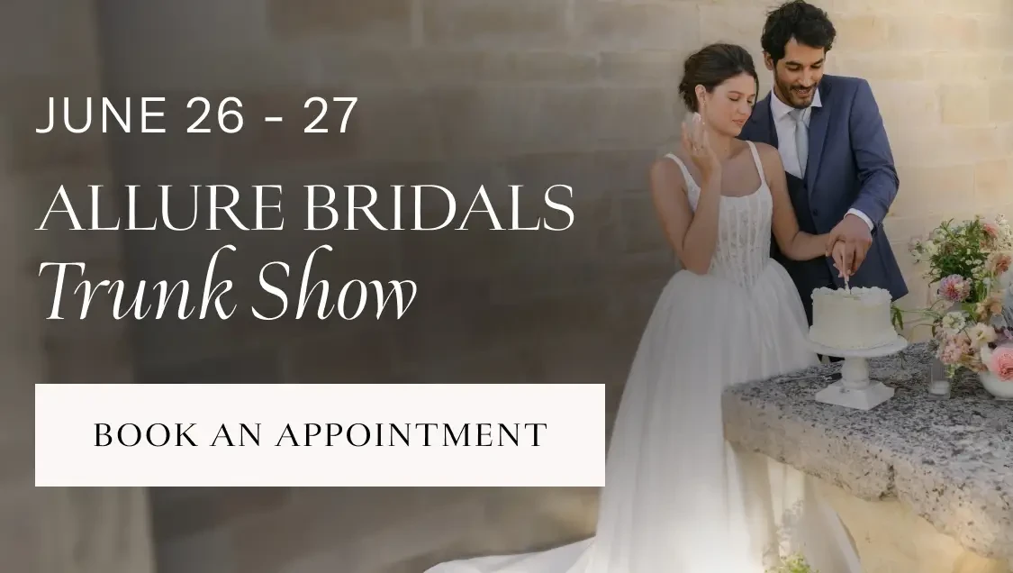 Allure Bridal Trunk Show Event Mobile Banner