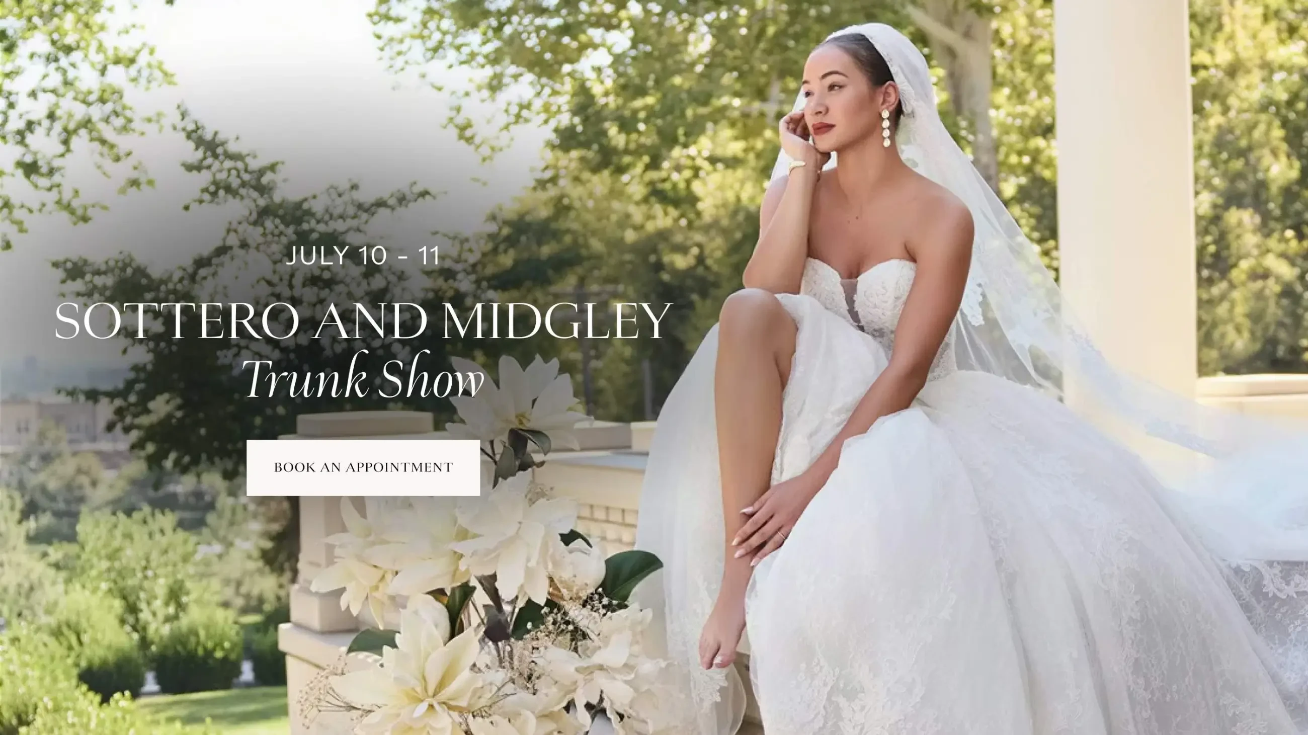 Sottero and Midgley Trunk Show Banner