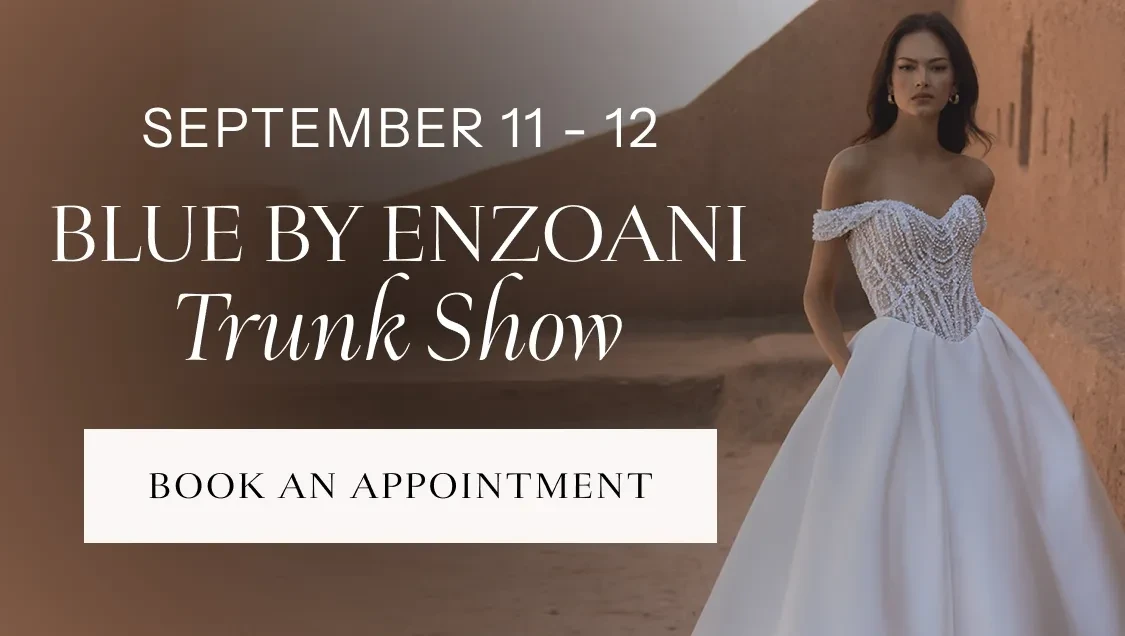 Blue by Enzoani Trunk Show Mobile Banner